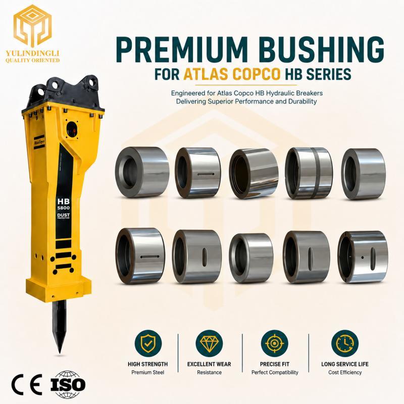 Custom Atlas Copco Hydraulic Breaker Bush Hammer Components