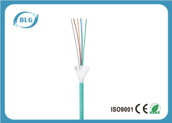 Non Unitized 6 Strand Fiber Optic Cable , MM 50 / 125 OM4 Fiber Optic Network Cable