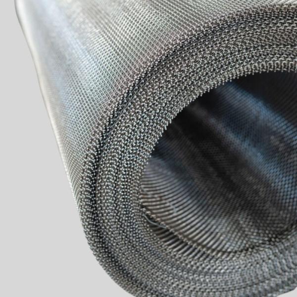 SS304 SS316 SS316L Stainless Steel Crimped Wire Mesh Square Hole Type