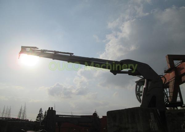 5T 20M Hydraulic Knuckle Crane Custom Color With Pedestal Electrical Motor
