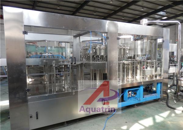 PLC Carbonated Drink Filling Machine 1.9kw 7000bph For Soft Drink