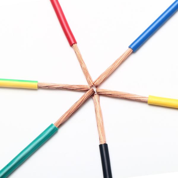 0.75mm PVC Insulated House Wiring Cable With Solid Copper Core And Stranded Conductor