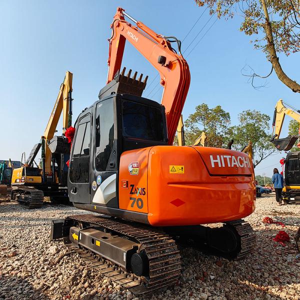 ZX70-8 Hitachi Used Excavators 0.3m3 Bucket Capacity 41kw Used Small Excavator For Sale