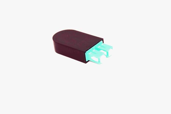 SC UPC Optical Loopback Duplex PVC 50 / 125 OM3 Fiber Loopback Module