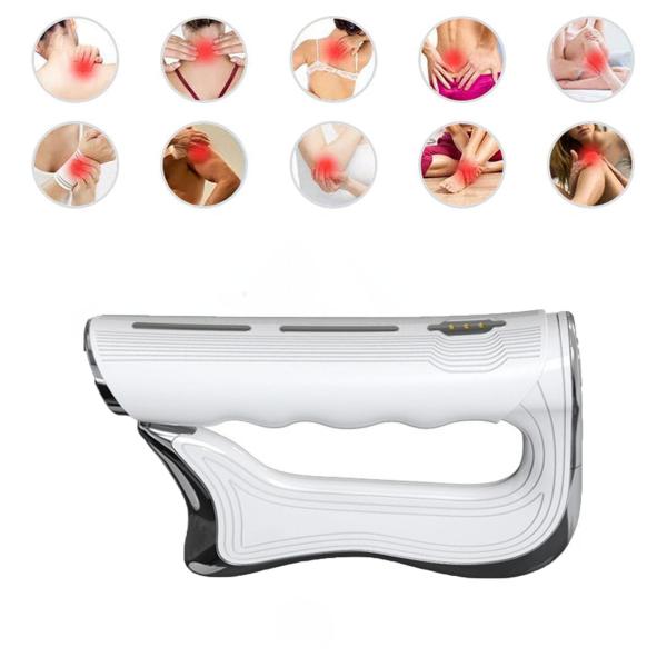 Красота лица Уход за кожей Массаж дома для лица Лифтинг тела Подтягивающая доска Кожа Электрическая Гуа Ша ((Белый)