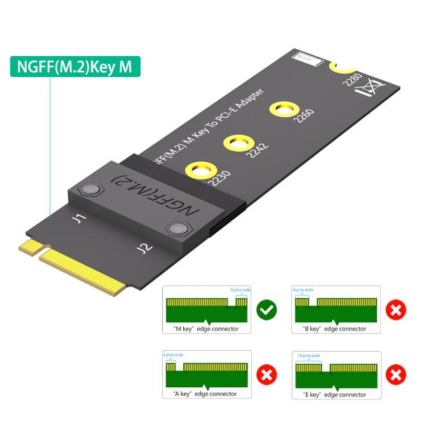 M.2 NGFF Ключ M NVMe SSD расширитель кабеля PCIe3.0 X4 Full Speed High Speed SSD расширитель кабеля для настольных компьютеров