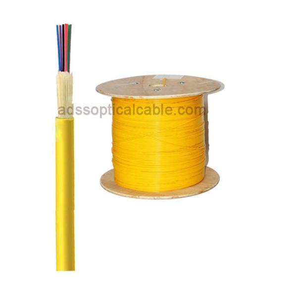 Modo interno G652D 9/125 GJFJV do cabo de fibra óptica interno do núcleo da distribuição 2
