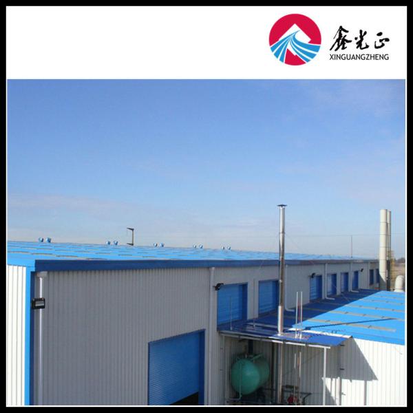 Bolt Connection Prefab Steel Structure Warehouse 1000kg/Sqm Load Capacity