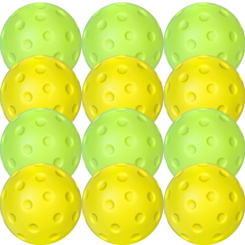 Waterproof Noiseless 74mm Pickleball Training Ball with PU Foam for Indoor Practice