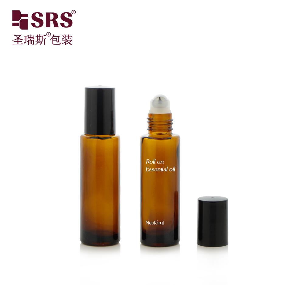 4ml Comprehensive Customization Leak Proof Molded Glass Roll On Bottle For Travel Essential Oil Sample Packaging