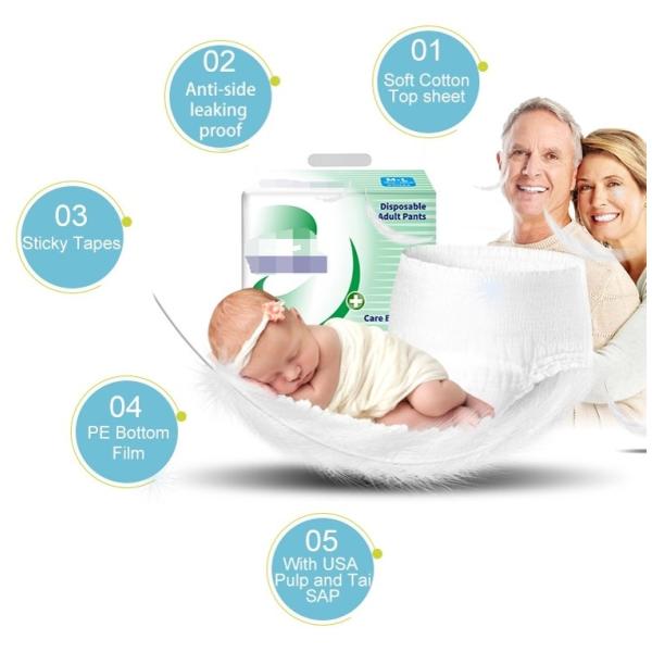 USA Fluff Pulp ADL Layer Magic Tape  Sleepy Baby Diapers