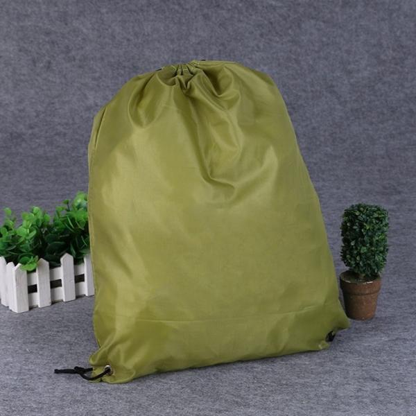 Women Shopping Reusable Grocery Tote Bags Untearable Tyvek Rope Bundle Pocket