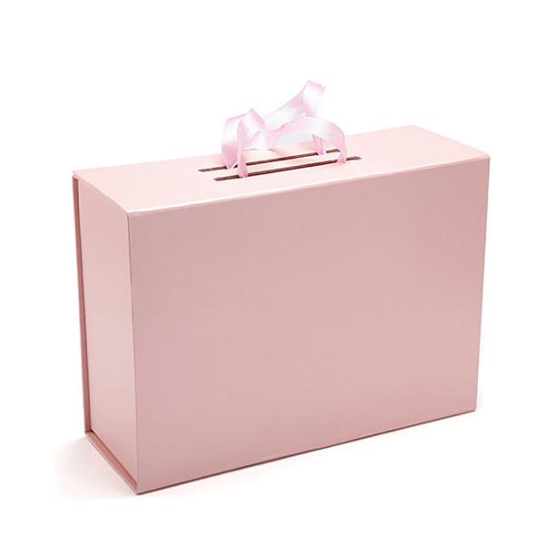 CMYK Printed Corrugated Cardboard Folding Gift Box / Rectangle Shape Cardboard Giftbox