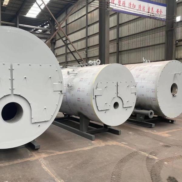 Horizontal hot water boiler heating domestic hot water output sufficient efficiency high maintenance