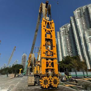 Máquina de corte de zanjas con cuchara para muro pantalla
