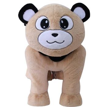 Human Power Plush Walking Horse Toy plush electrical toy animal mechanical ride on horse