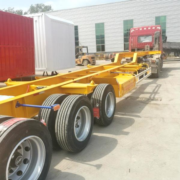 New 40ft Container Semi Trailers Truck Semi-trailer 20 feet Skeleton Semi Trailers