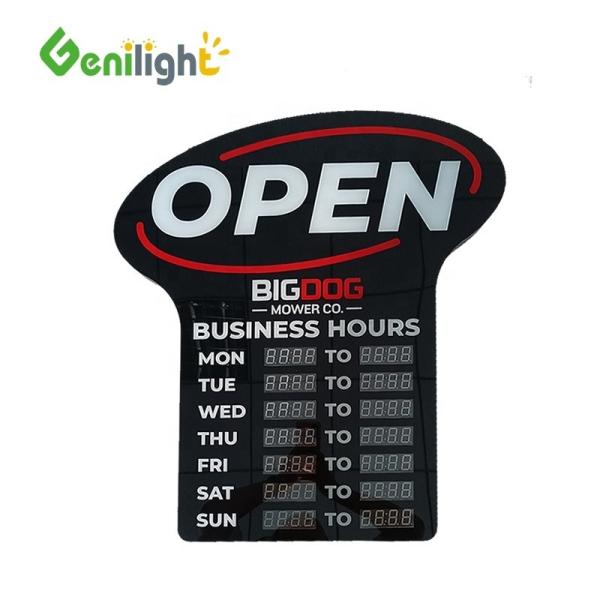 5000 Hours Working Lifetime LED OPEN Neon Sign for Advertising and Interior Decoration