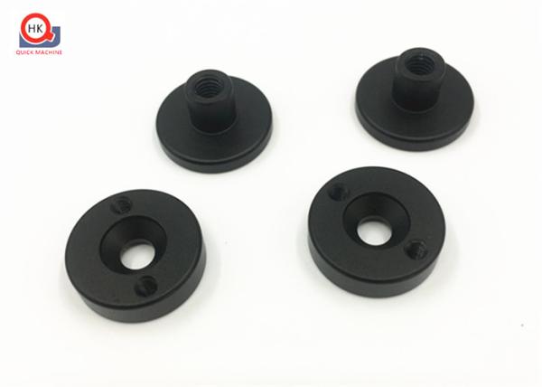Black Anodized Machining Aluminum Parts High Accuracy + / - 0.01 Mm Tolerance