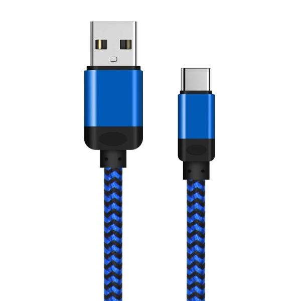 USB 3.0 Connector Nylon Braided Cable 2A Fast Charging Data Cable For Phone Charger