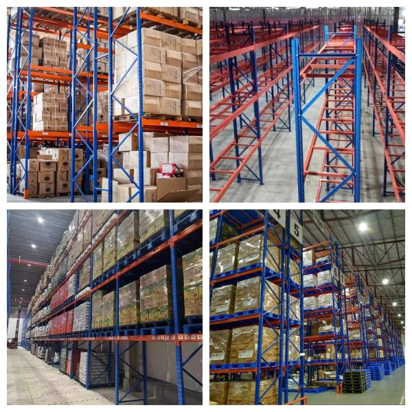 Heavy Duty Selective Pallet Racking System with 4000kg/layer Capacity, Customizable Dimensions, and Powder Coated Finish