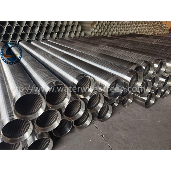 SS304 Vee Wire Water Well Screen Filter For Sand Control