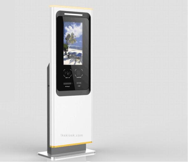 Touch Screen Information Kiosk/Advertisment Kiosk/Travel Kiosk with cash payment/E payment for Quick Service by LKS