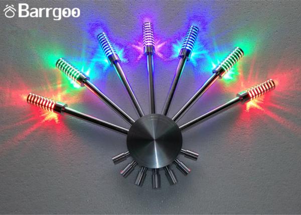 7 Heads LED Wall Lamp , Led Wall Lights Indoor Colorful White Bar KTV Shop Decoration