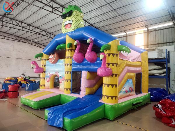 Custom Alliance Unicorn Inflatable Bouncy Castle PVC Tropical Jumping Castle
