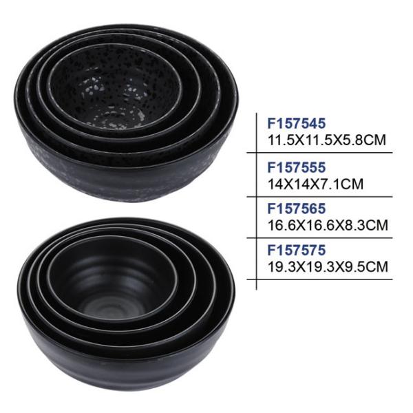 Круглая меламинная посуда для всех сезонов