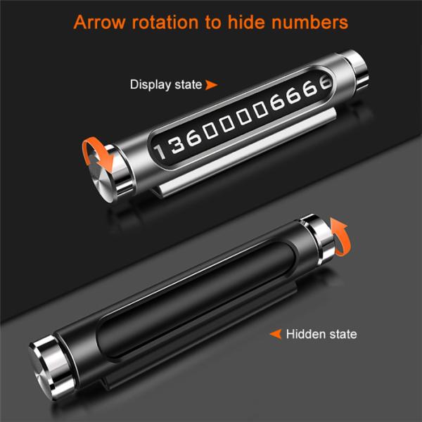 Роторный номерной знак автостоянки ПК 0.06g 26cmx5cm ABS