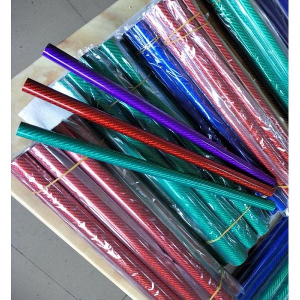 OEM 3k Twill Machined Carbon Fiber Rod Tube Customization Color