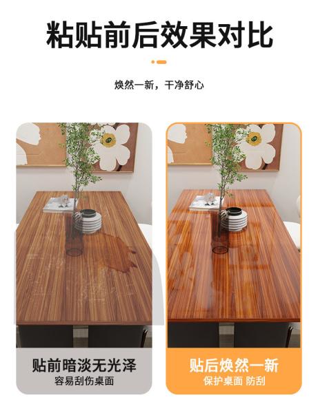 Table Film Protector 30cm-150cm Furniture Protective Film For Kitchen Cabinets