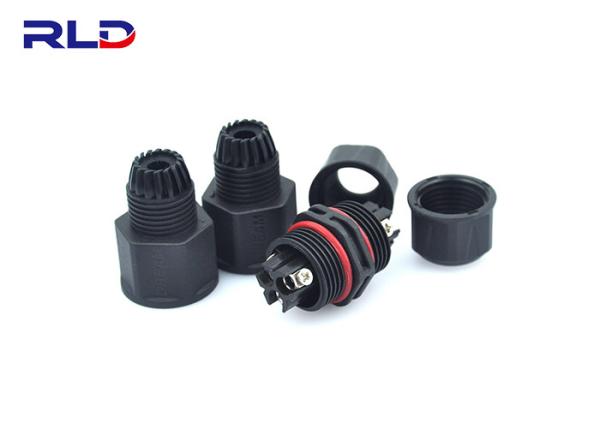 Screw Waterproof Led Connectors 2PIN 3PIN 4PIN IP68 Waterproof Cable Connector