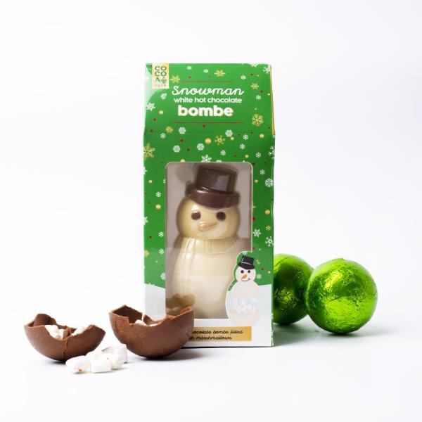 Milk  Chocolate Stuffed Marshmallows Cocoa Butter Chocolate Bomb Brown
