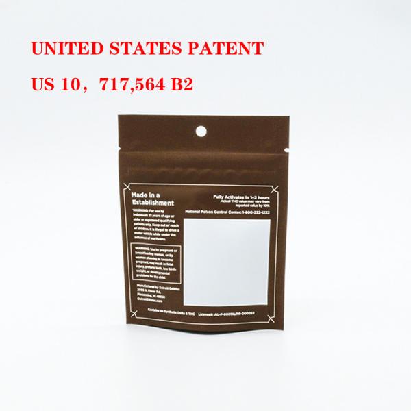 Customized Smell-Proof Child-Resistant Mylar Bags With Secure Plastic Zipper Lock For Tobacco Packaging