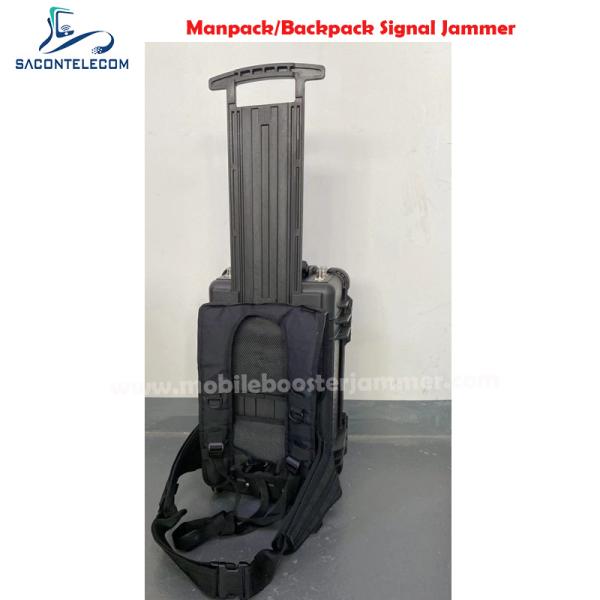 Лок GPS 6 каналов Manpack Jammer 2G 3G 4G 5G 120w высокомощный рюкзак