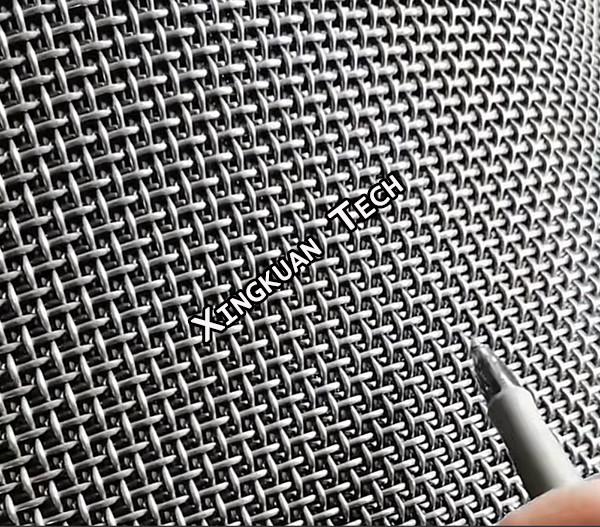 Wear Resistant Screens Mesh Cloth 1.8mm Dia 3mm Hole 3m Width For Sieve Applications