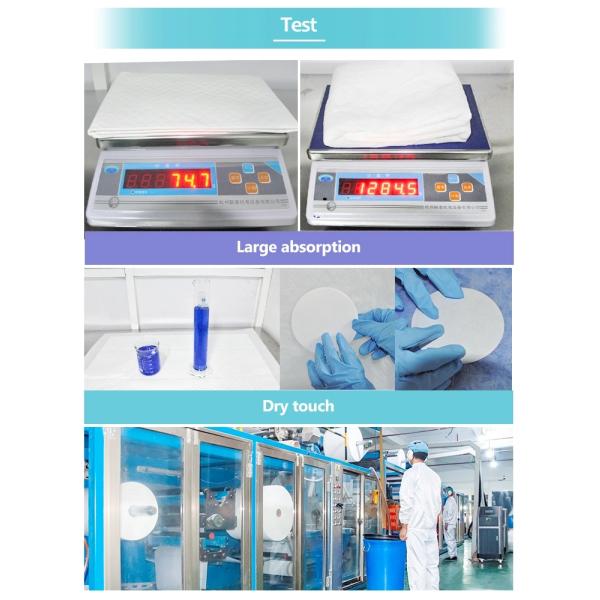 Hydrophbic Non Woven XXXL AdInconvenient Disposable Diaper Pad