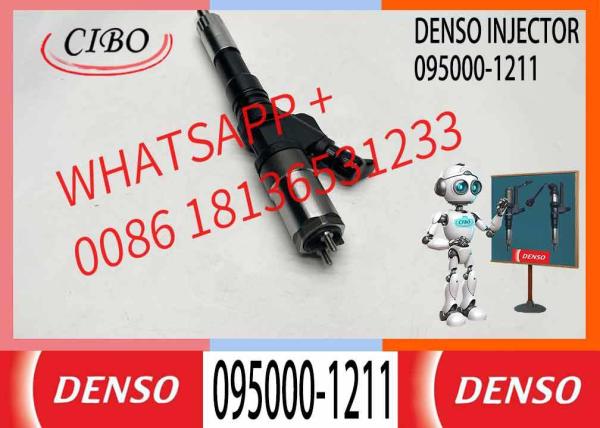Inyector de combustible diesel para ferrocarril común 095000-1210 6156-11-3300 6156-11-3301 095000-1211 para Komatsu SA6D125E PC400-7 PC450-7