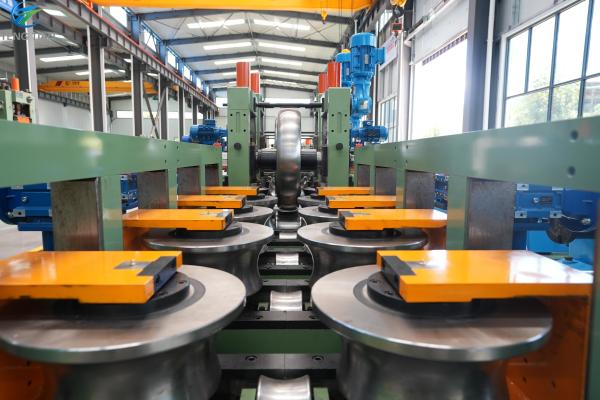 High Precision Steel Tube Manufacturing Machine 380V 150m/min