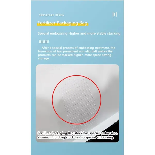 20kg Custom Printed Flat NPK Fertilizer Bag Waterproof ISO9001