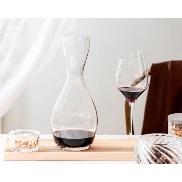 46 Ounce Crystal Wine Decanter 1300ml Lead Free Glass White Wine Carafe