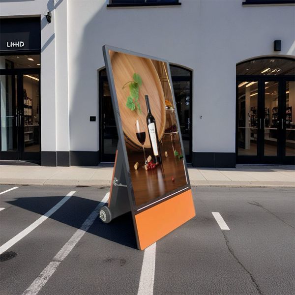 43 Inch 4K Outdoor Portable LCD Display With 50000MAh Battery Powered