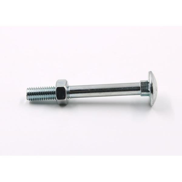 Gavanized DIN603 Grade 4.8 Round Head Cup Square Steel Carriage Bolt with DIN555 Hex Nut