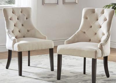 Steel Pipe D62cm Modern High Back Dining Chairs For Hotel