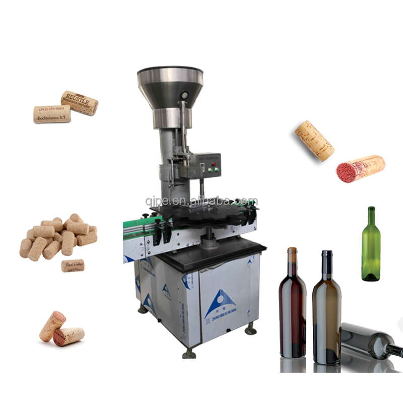 Automatic Red Wine Corking Machine Glass Bottle Champagne Electric Professional Custom Cork Sealing Capping Inserting Pressing