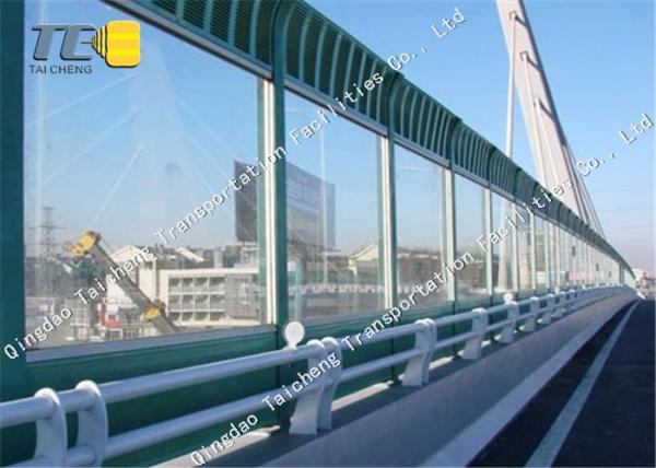 H Shaped Steel Highway Noise Barrier Corrosion Resistance Sound Insulation