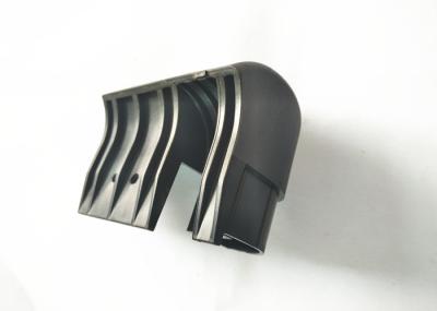 PC Material Injection Plastic Molded Parts Black Color Prototype Service
