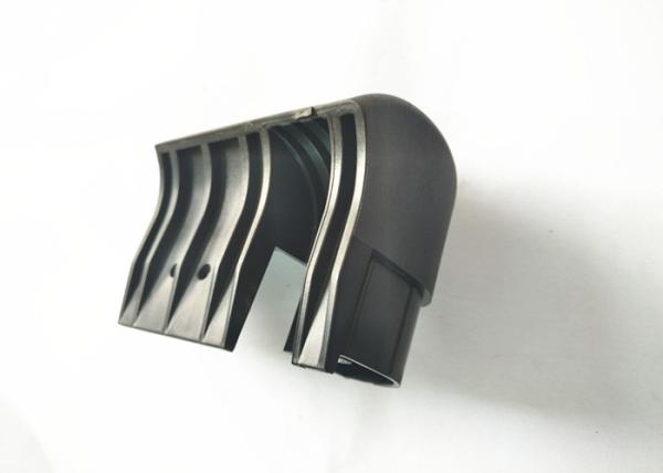 PC Material Injection Plastic Molded Parts Black Color Prototype Service